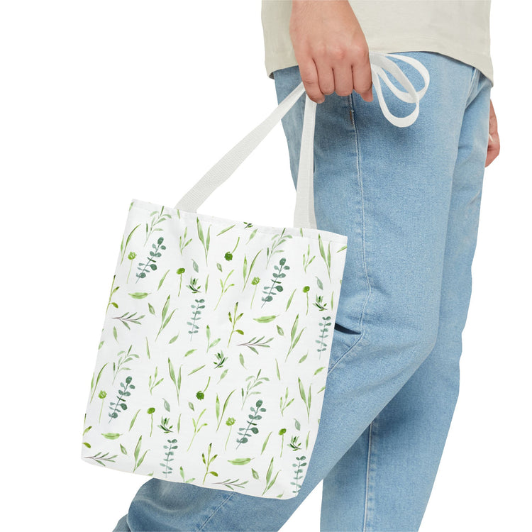 greenery wildflowers: tote bag 🛍️