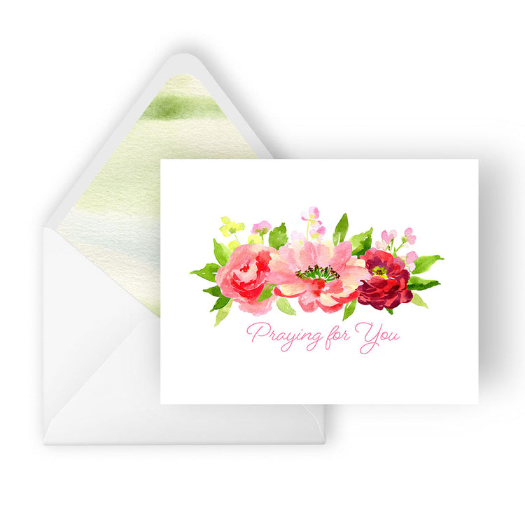 praying for you greeting card