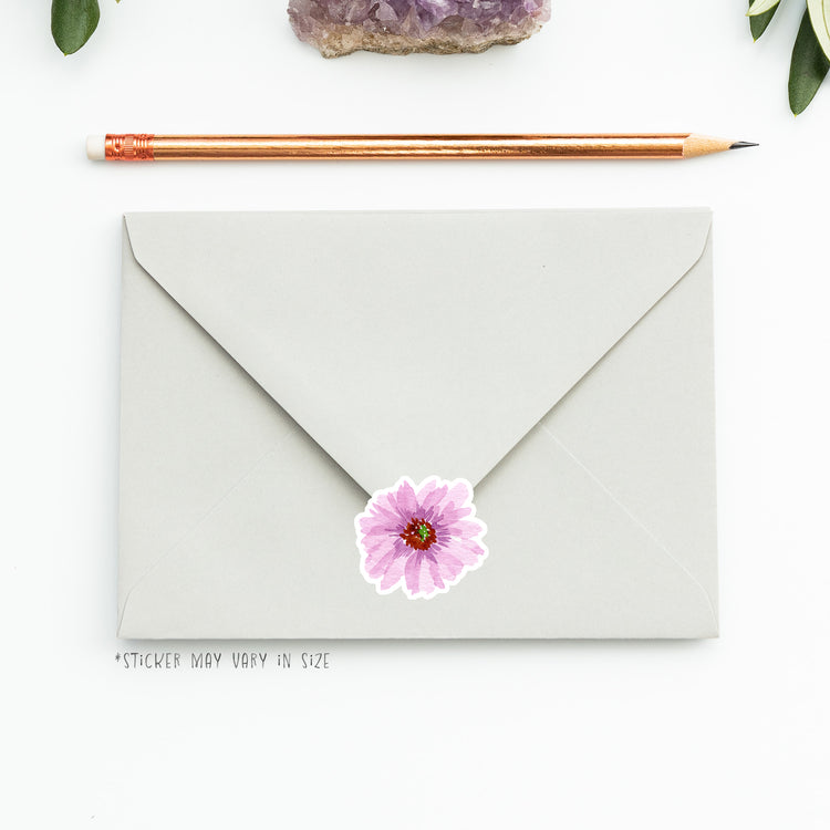 bright flowers sticker sheet
