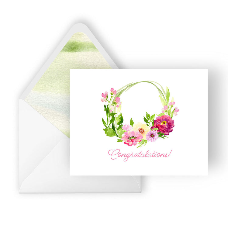congratulations greeting card