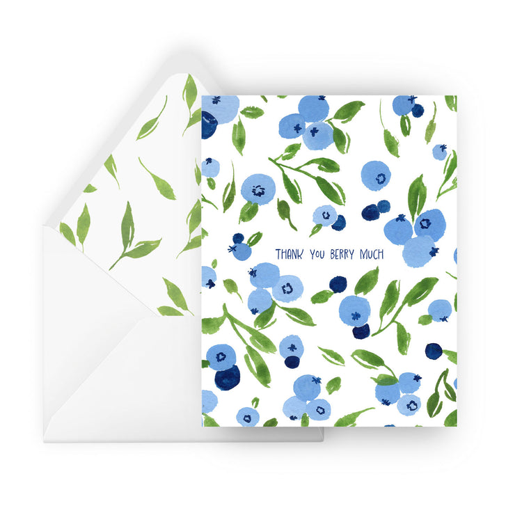 thank you berry much greeting card