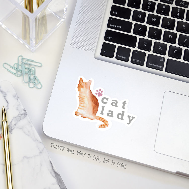 cat lady stickers
