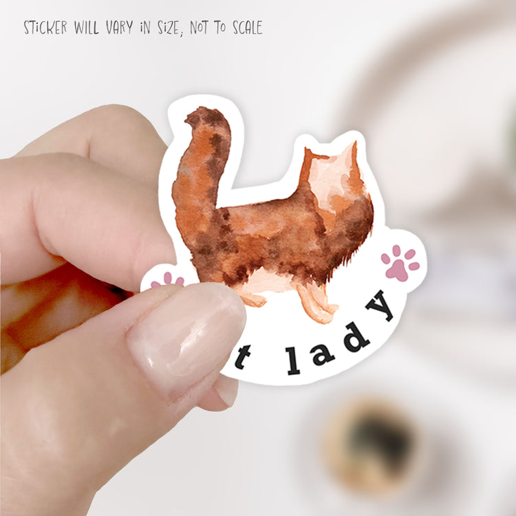 cat lady stickers
