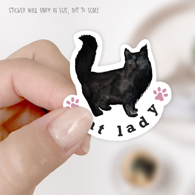 cat lady stickers