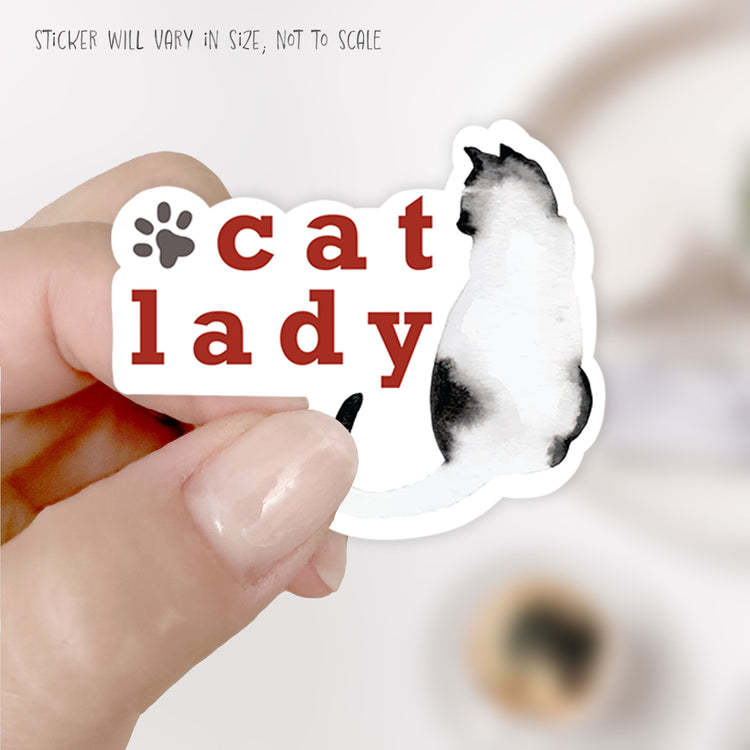 cat lady stickers