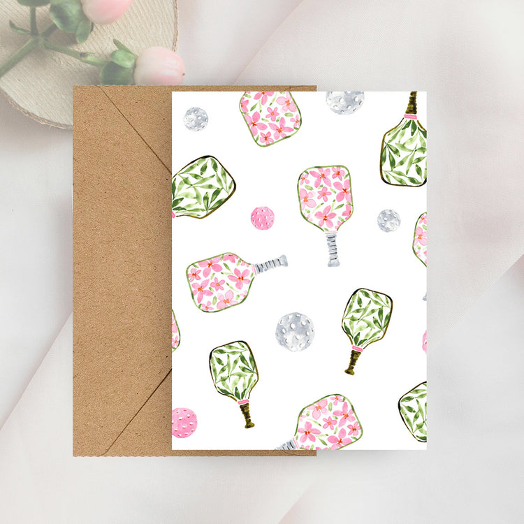 pickleball mini notecard