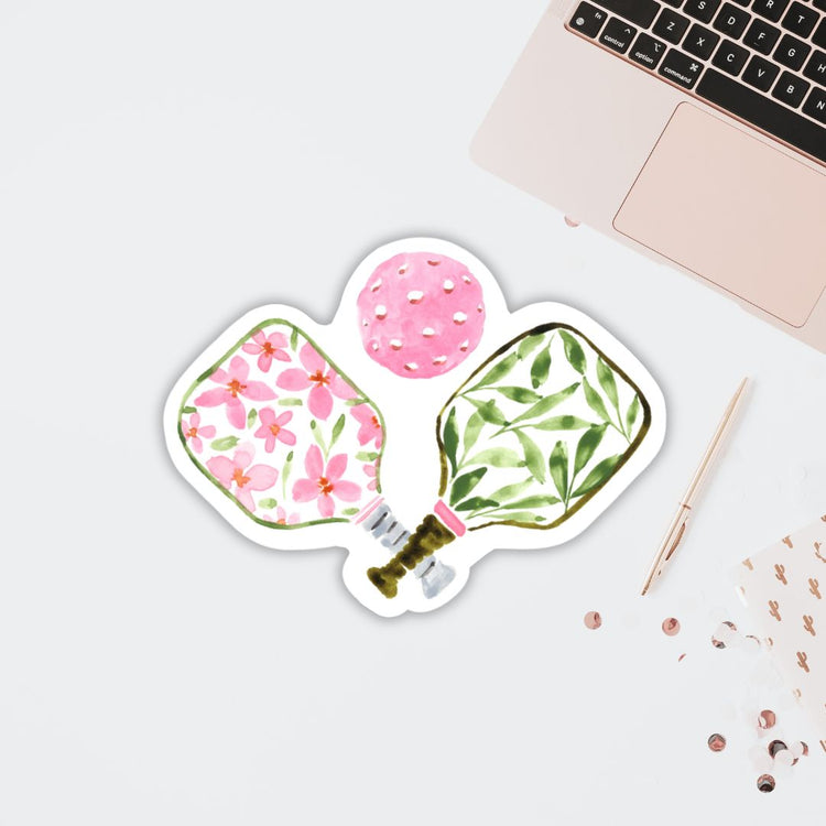 pickleball paddles sticker