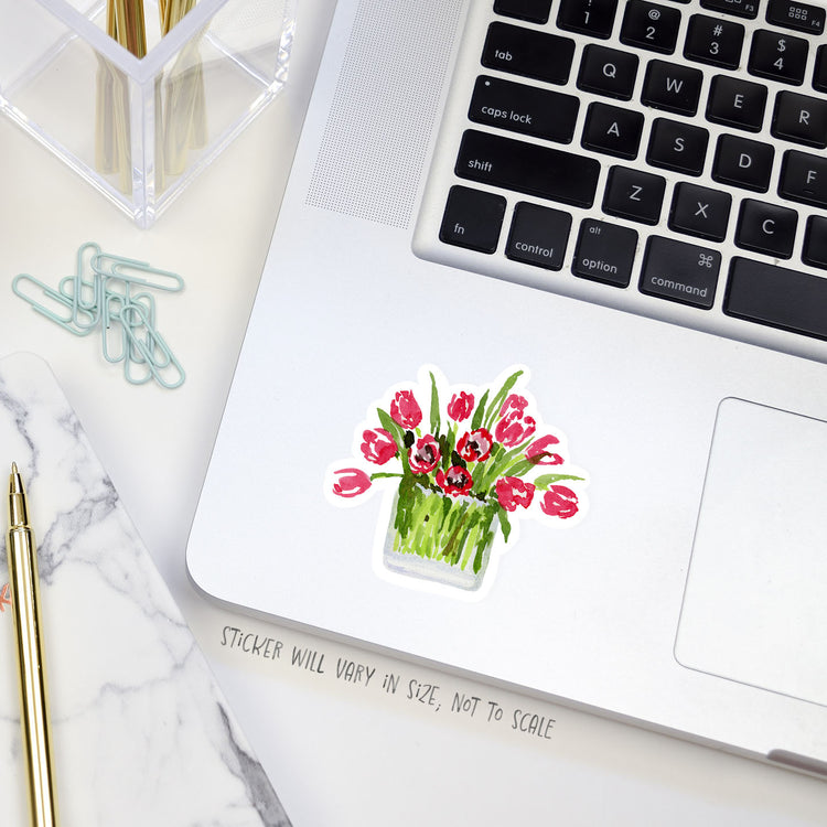 tulip arrangements sticker
