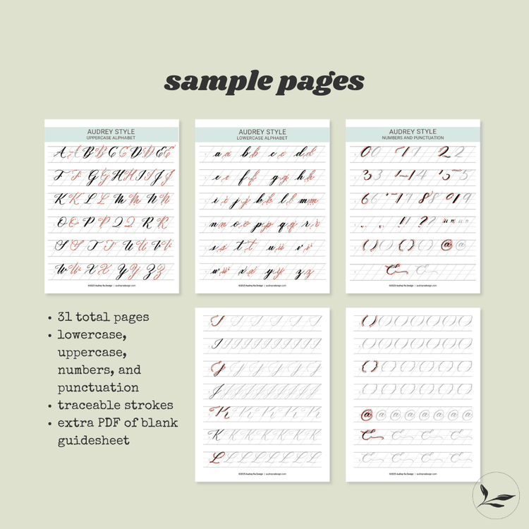 brush calligraphy workbook (physical)