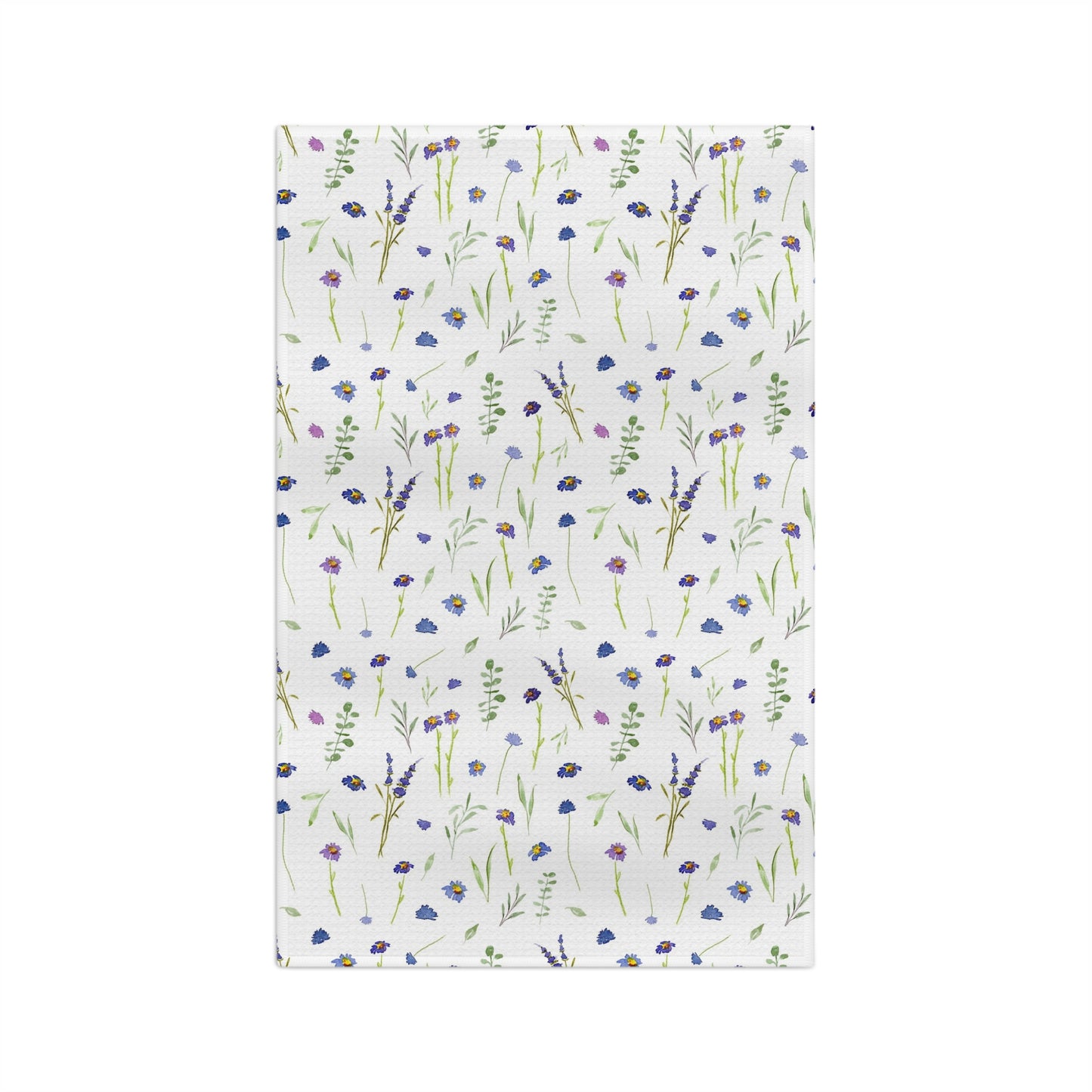 tea towel: blue wildflowers 🛍️