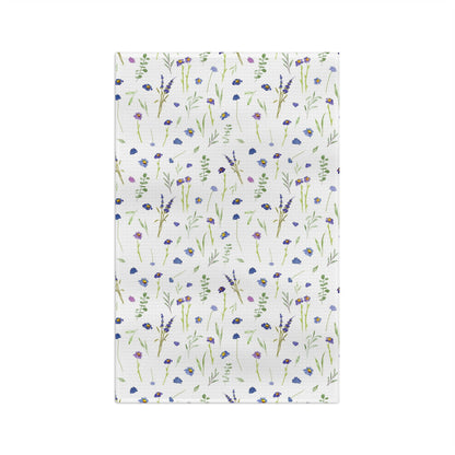 tea towel: blue wildflowers 🛍️