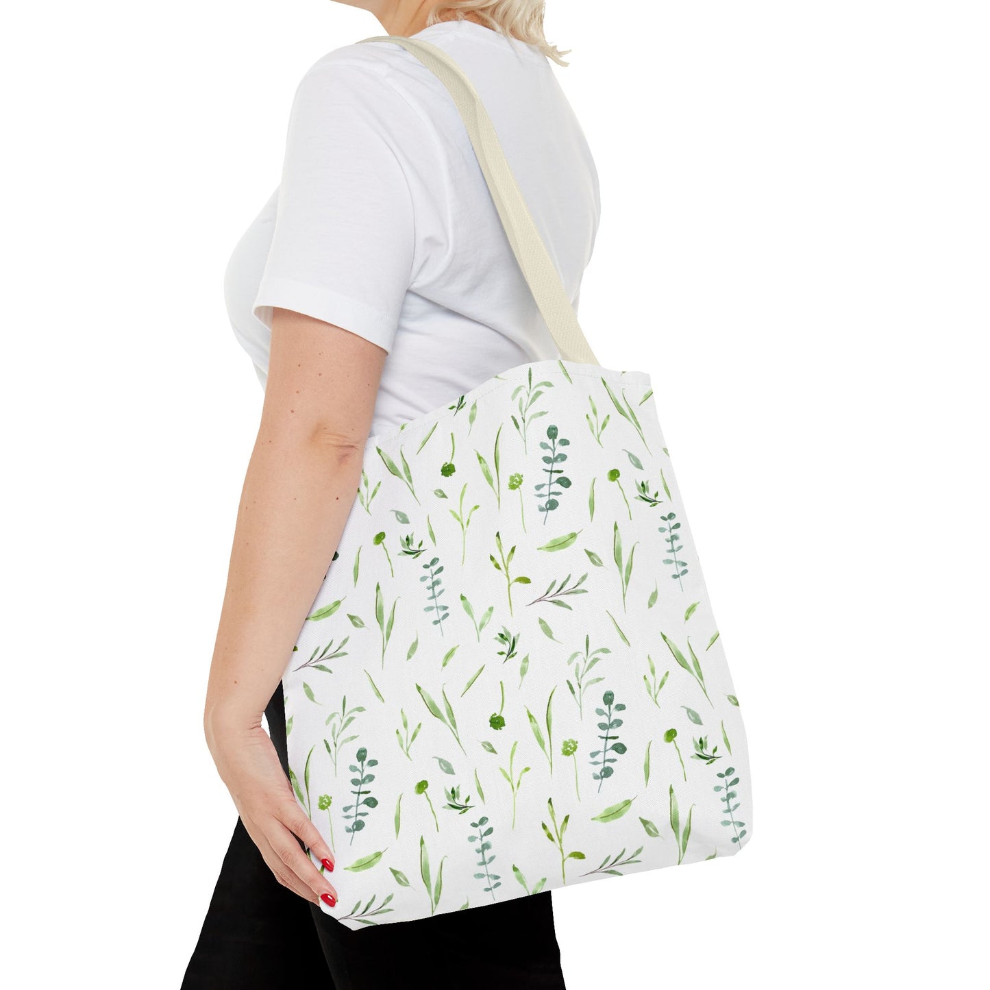 greenery wildflowers: tote bag 🛍️