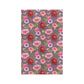 bright florals: mauve tea towel 🛍️