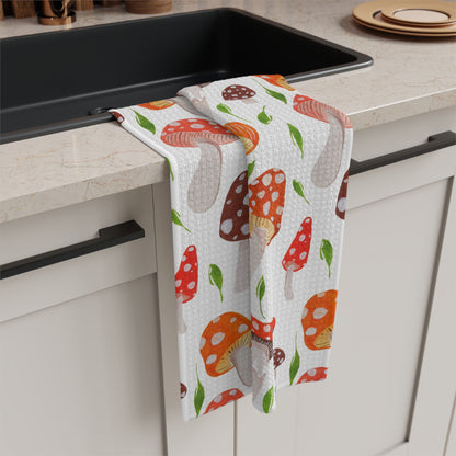 tea towel: autumn mushrooms 🛍️