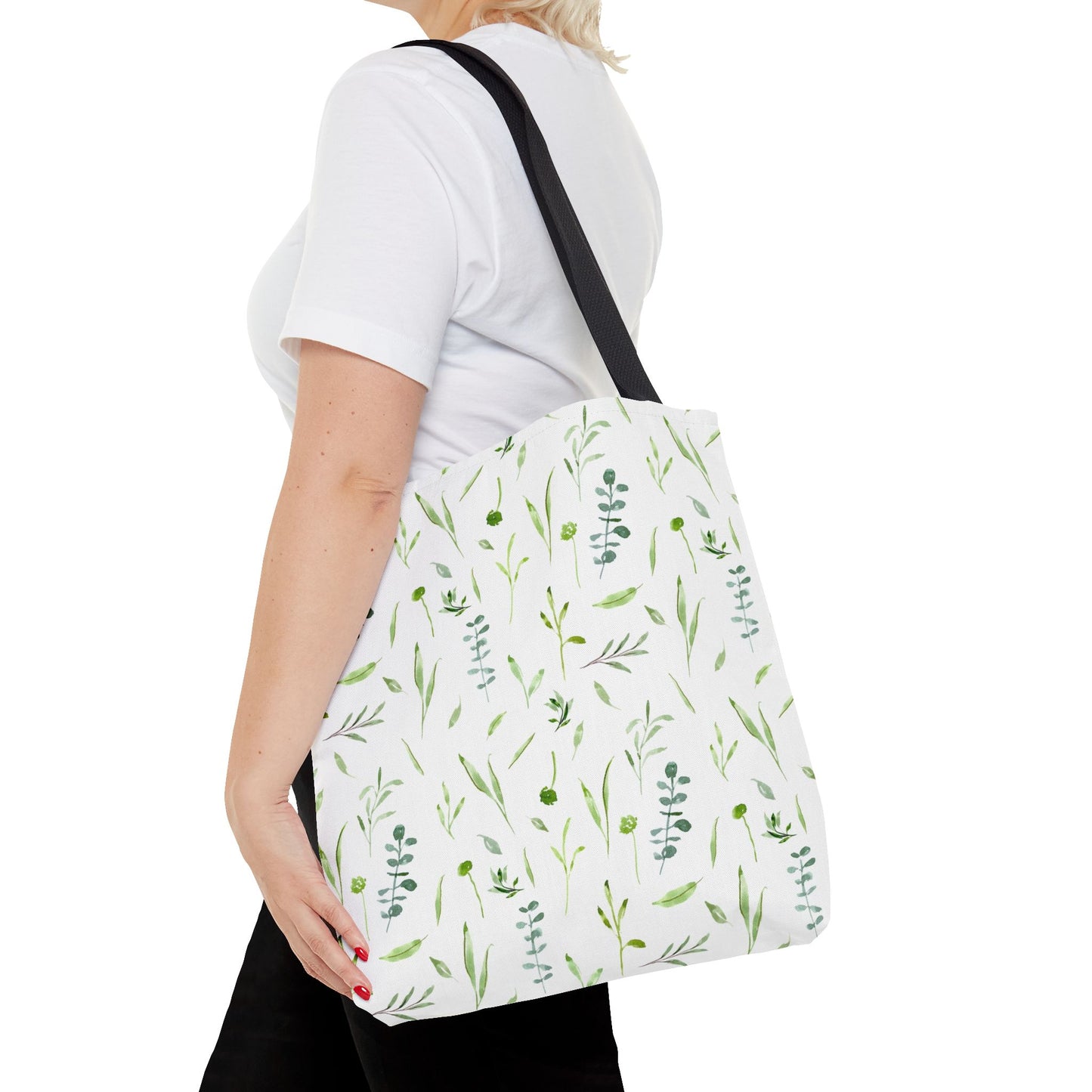 greenery wildflowers: tote bag 🛍️