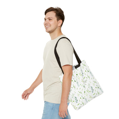 greenery wildflowers: tote bag 🛍️