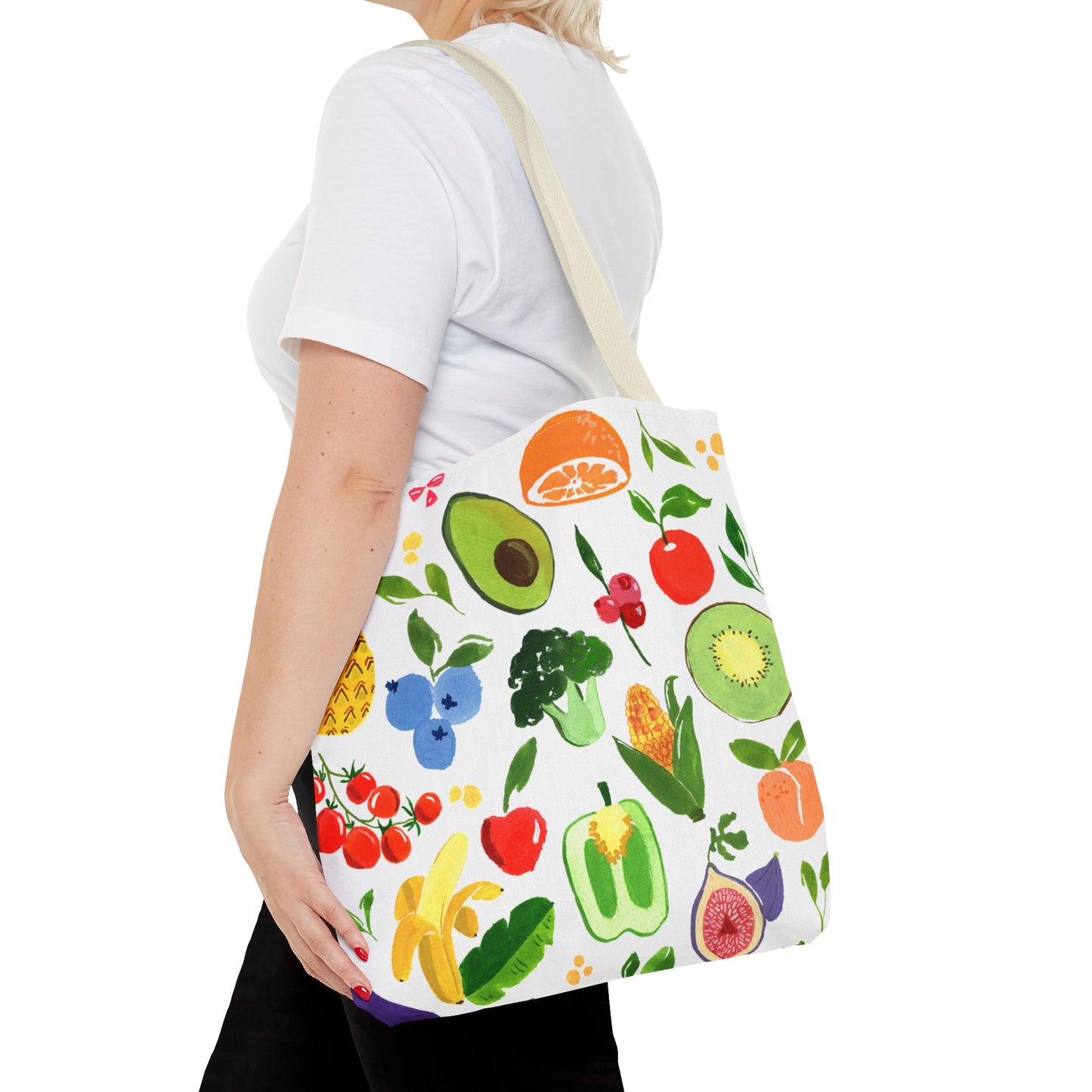 tote bag: fruit pattern 🛍️