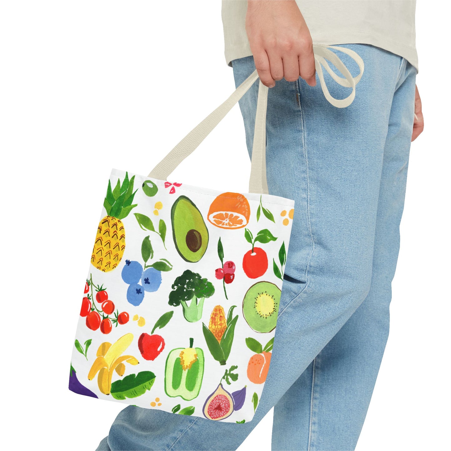 tote bag: fruit pattern 🛍️