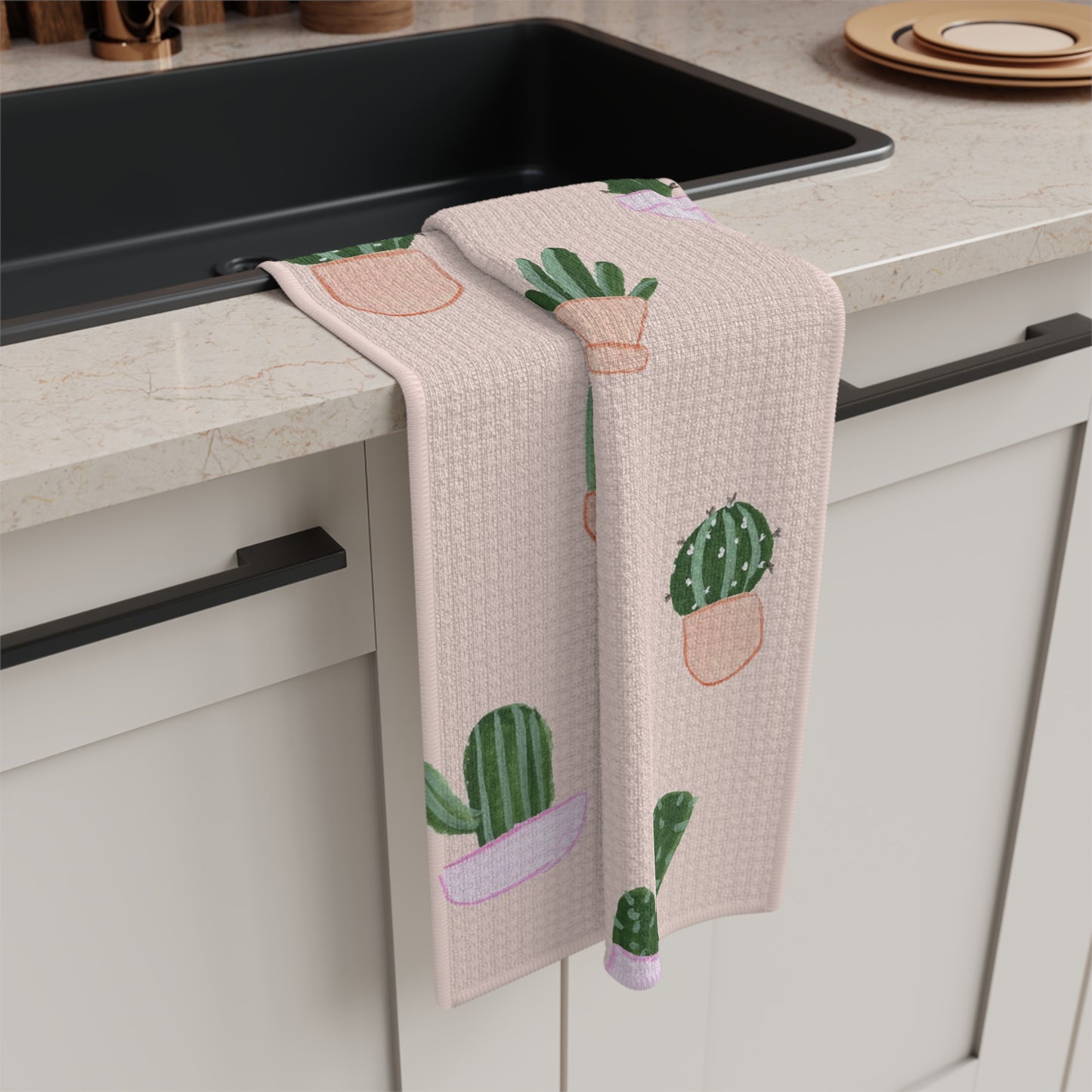 tea towel: desert cacti 🛍️