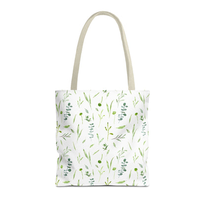 greenery wildflowers: tote bag 🛍️