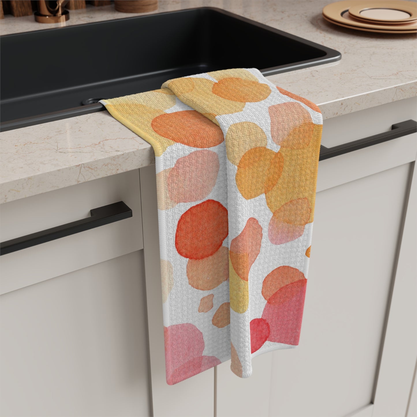 tea towel: sunset circles 🛍️