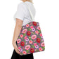 bright florals: mauve tote bag 🛍️