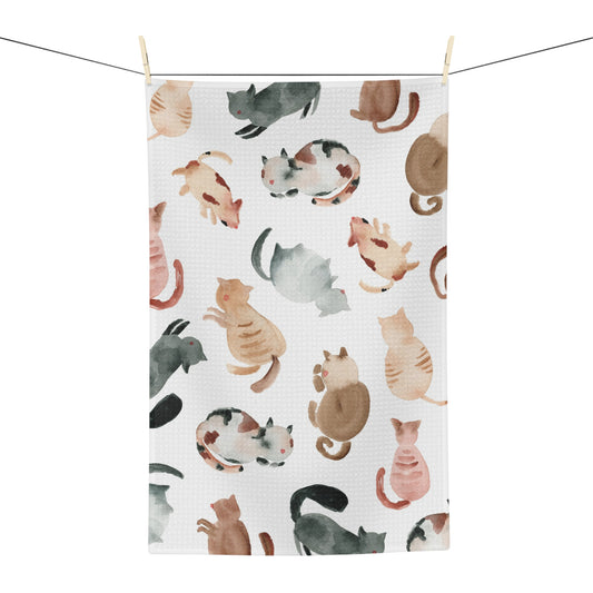 tea towel: blobby cats 🛍️