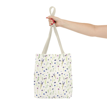 blue wildflowers: tote bag 🛍️