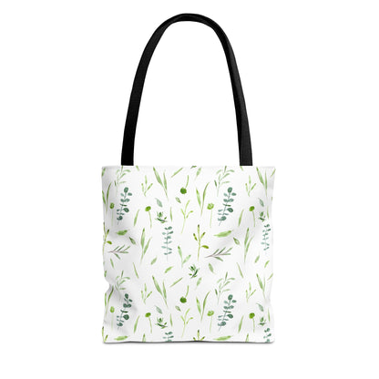 greenery wildflowers: tote bag 🛍️