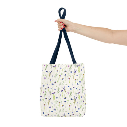 blue wildflowers: tote bag 🛍️