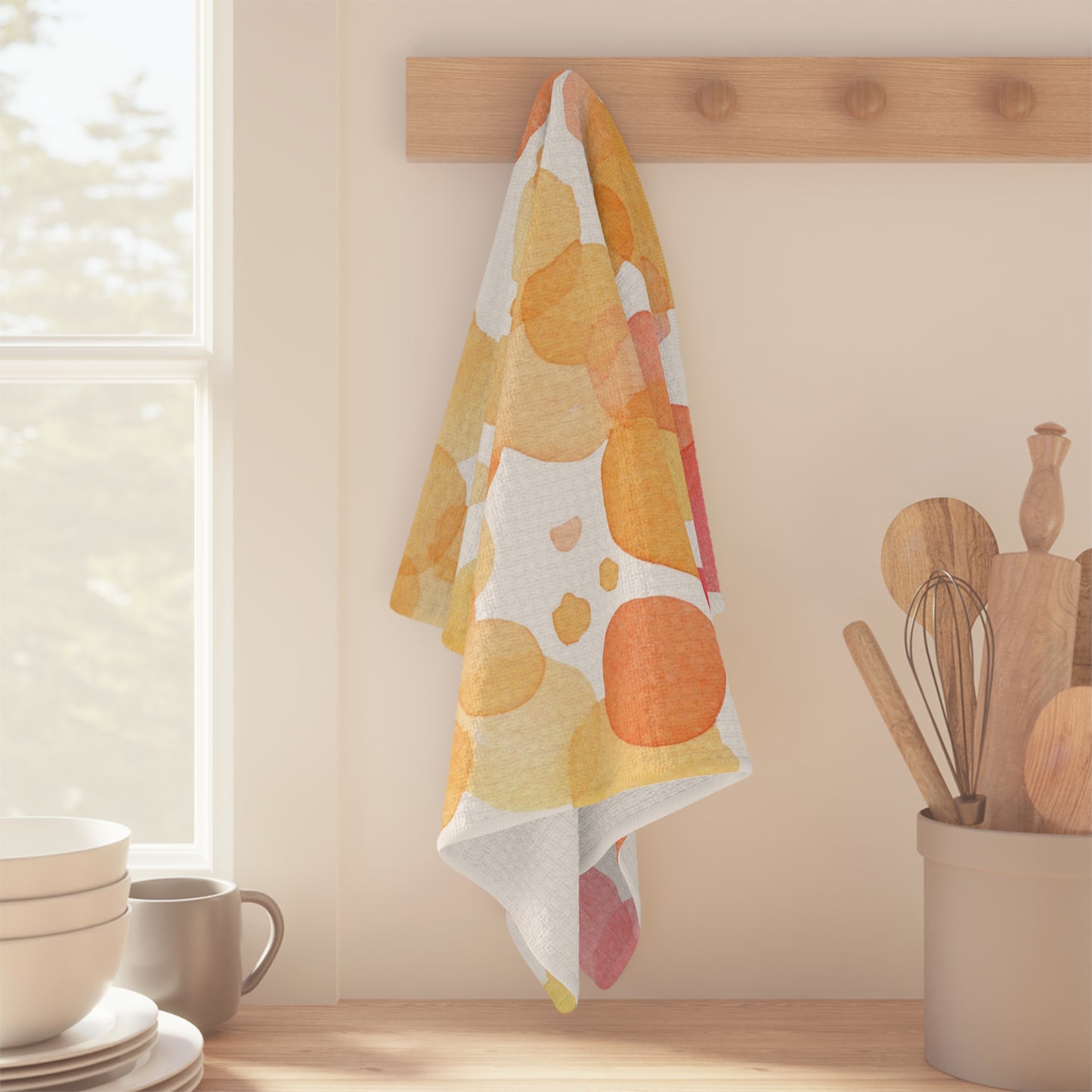 tea towel: sunset circles 🛍️