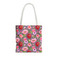 bright florals: mauve tote bag 🛍️