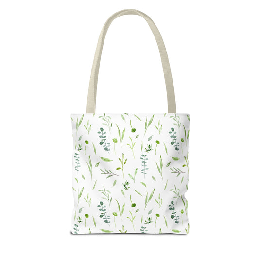 greenery wildflowers: tote bag 🛍️