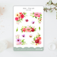 bright flower arrangements sticker sheet
