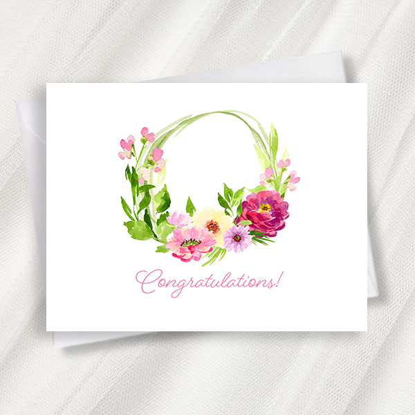 congratulations greeting card