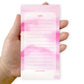 pink abstract notepad