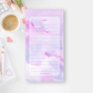 purple abstract notepad