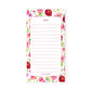 bright florals notepad