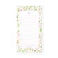 dainty florals notepad
