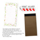 dainty florals notepad