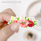 bright florals arrangement sticker