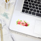 bright florals arrangement sticker