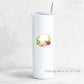 bright florals wreath sticker