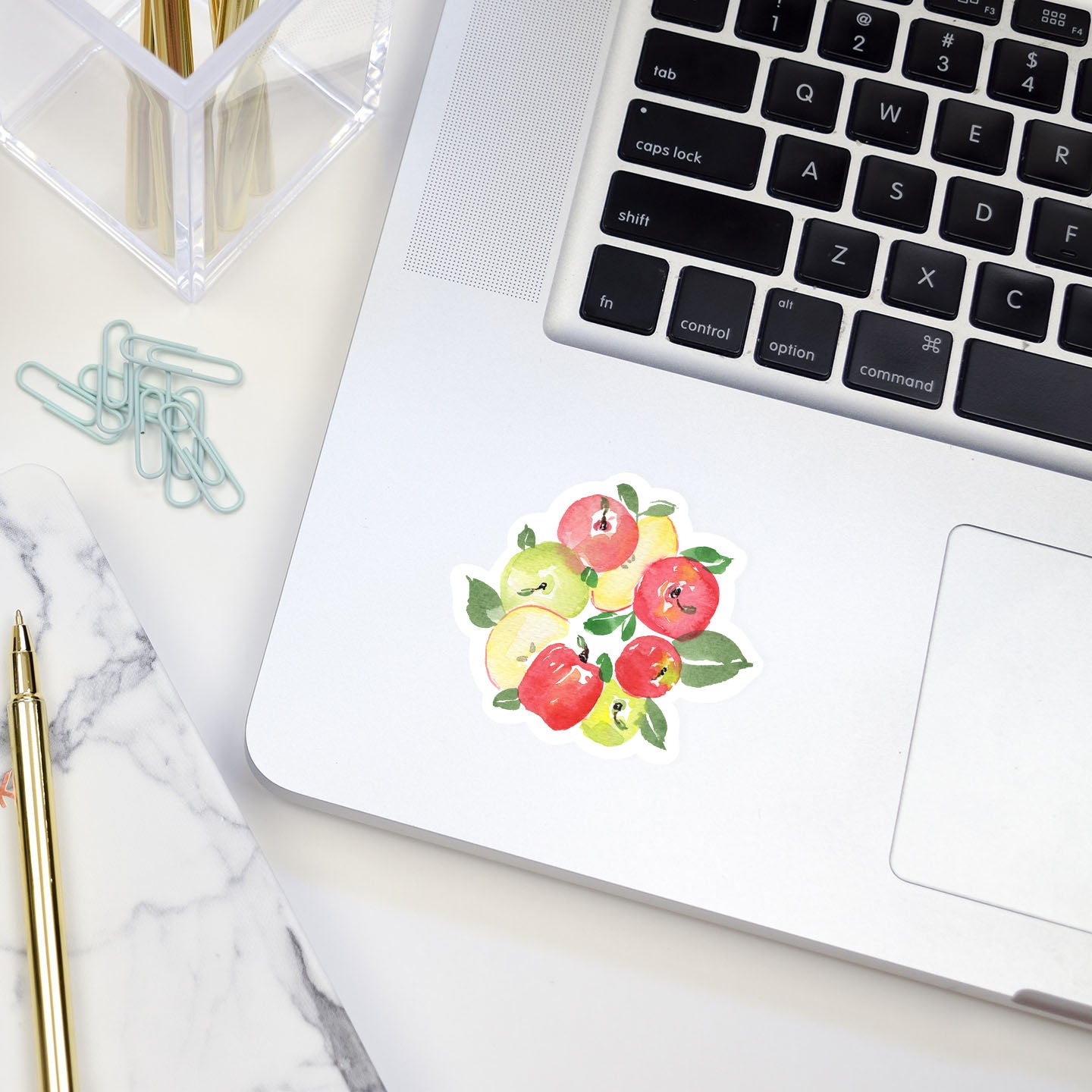 apple wreath sticker