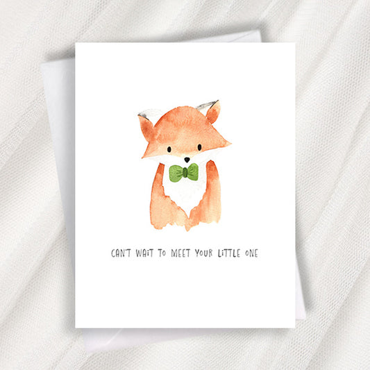 can't wait to meet your little one greeting card