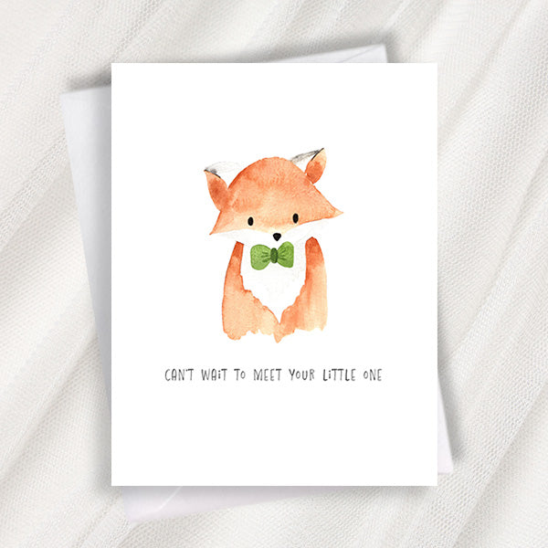 can't wait to meet your little one greeting card