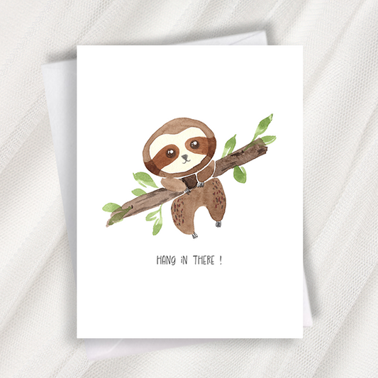 hang in there greeting card