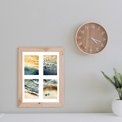 four beaches art print