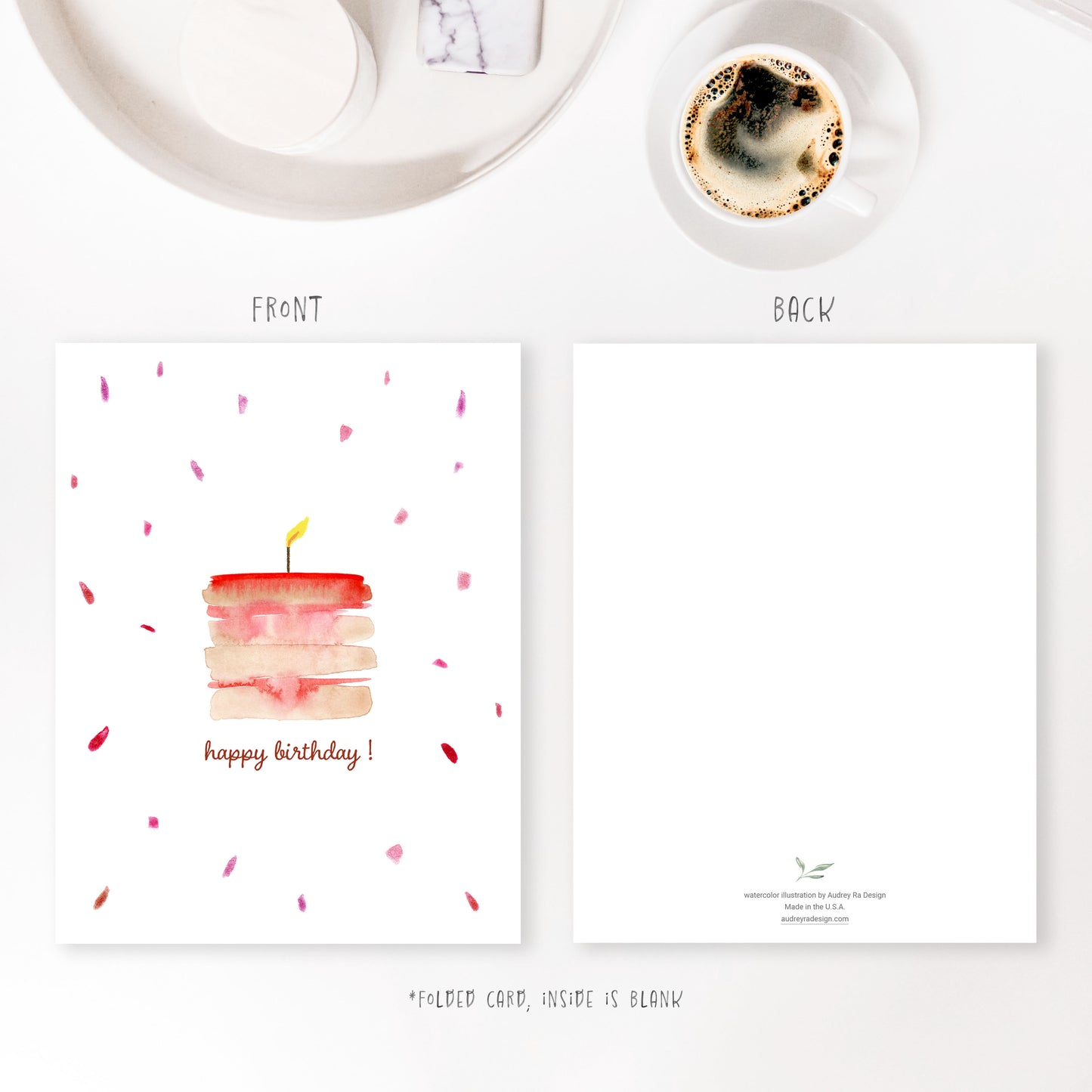 strawberry shortcake greeting card