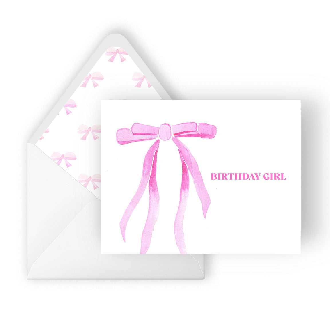 birthday girl greeting card